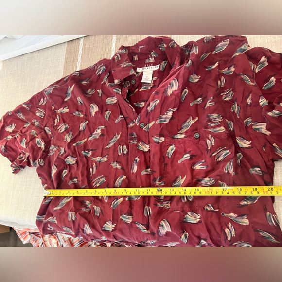 Silk Sensazione - 90s vintage - 100% oversized silk top - Picture 9 of 9